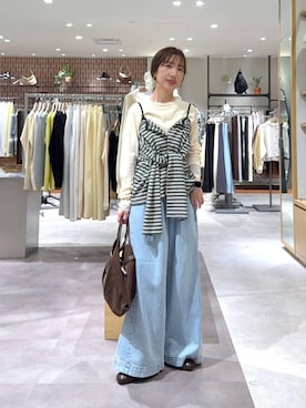 「Me%（ミィパーセント）のアイテム」を使った、たっきー❁⃘さん（レディース・149cm）の春コーディネート