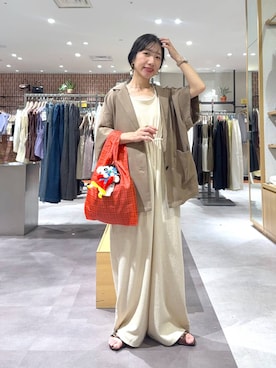 「夏コーデ」｜「アイテム（オールインワン・サロペット）」を使った、たっきー◡̈❤︎さん（レディース・149cm）の夏コーディネート