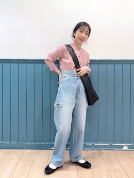 「ローリーズファーム(LOWRYS FARM)」｜「アイテム（その他）」を使った、たっきー◡̈❤︎さん（レディース・149cm）の春コーディネート