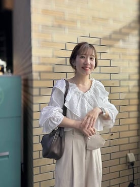 「アイテム（キャミソール）」を使った、たっきー◡̈❤︎さん（レディース・149cm・30代）の春コーディネート