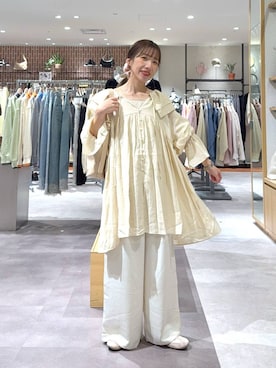 「Me%（ミィパーセント）の【ステンレス】AppleWatchチェーンゴウヒバンド 326036（デジタル腕時計、ベージュ系）」を使った、たっきー❁⃘さん（レディース・149cm）の春コーディネート