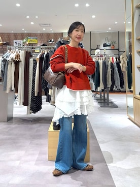 「アイテム（リング）」を使った、たっきー◡̈❤︎さん（レディース・149cm・30代）の秋コーディネート