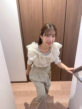 「アイテム（ピアス（両耳用））」を使った、たっきー◡̈❤︎さん（レディース・149cm・30代）の夏コーディネート