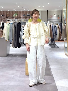 「Me%（ミィパーセント）の【ステンレス】AppleWatchチェーンゴウヒバンド 326036（デジタル腕時計、ベージュ系）」を使った、たっきー❁⃘さん（レディース・149cm）の春コーディネート