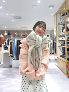 「アイテム（チェスターコート）」を使った、たっきー◡̈❤︎さん（レディース・149cm・30代）の冬コーディネート