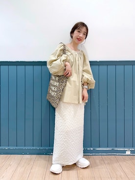 「ローリーズファーム(LOWRYS FARM)」｜「アイテム（その他）」を使った、たっきー◡̈❤︎さん（レディース・149cm）の春コーディネート