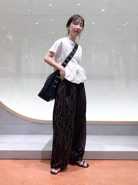 「アイテム（ボディバッグ/ウエストポーチ）」を使った、たっきー◡̈❤︎さん（レディース・149cm）の夏コーディネート