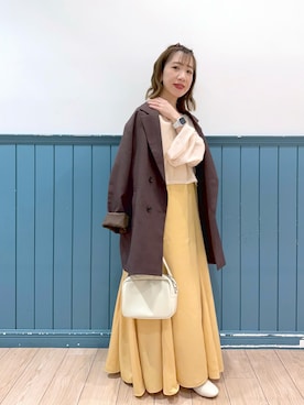 「ローリーズファーム(LOWRYS FARM)」｜「アイテム（その他）」を使った、たっきー◡̈❤︎さん（レディース・149cm）の春コーディネート