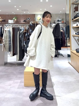 「アイテム（ブーツ）」を使った、たっきー◡̈❤︎さん（レディース・149cm・30代）の秋コーディネート