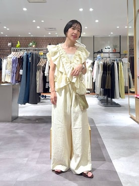 「アイテム（オールインワン・サロペット）」を使った、たっきー◡̈❤︎さん（レディース・149cm）の夏コーディネート