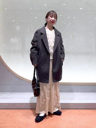 ゆたん LOWRYS FARM スカート コードシシュウベロアスカート 151432