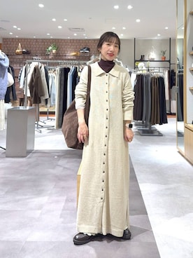 「大人女子カジュアル_LOWRYS FARM」｜たっきー◡̈❤︎さん（レディース・149cm）の冬コーディネート