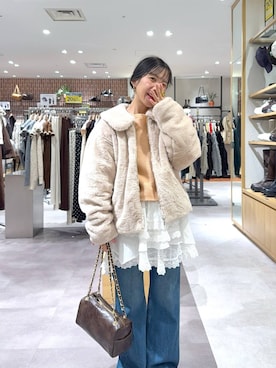 「アイテム（ピアス（両耳用））」を使った、たっきー◡̈❤︎さん（レディース・149cm・30代）の秋コーディネート