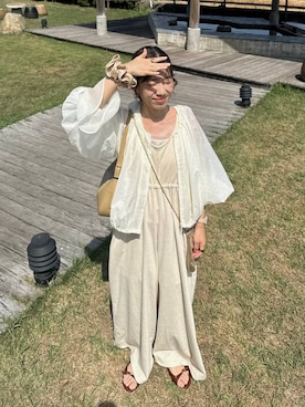 「アイテム（ピアス（両耳用））」を使った、たっきー◡̈❤︎さん（レディース・149cm・30代）の夏コーディネート