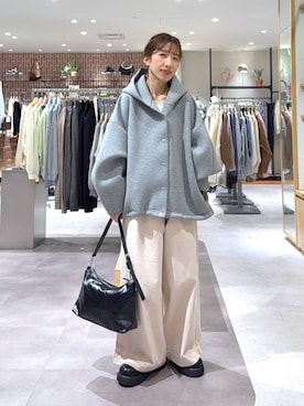 「Me%（ミィパーセント）の【ステンレス】AppleWatchチェーンゴウヒバンド 326036（デジタル腕時計、ベージュ系）」を使った、たっきー❁⃘さん（レディース・149cm）の春コーディネート