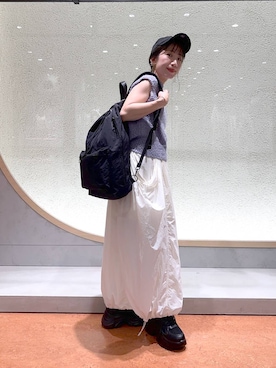 「アイテム（帽子）」を使った、たっきー◡̈❤︎さん（レディース・149cm・30代）の夏コーディネート