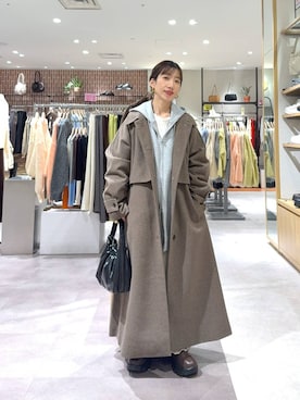 「大人女子カジュアル_LOWRYS FARM」｜たっきー◡̈❤︎さん（レディース・149cm）の冬コーディネート