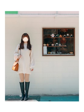 「Samantha Thavasa（サマンサタバサ）のアイテム」を使った、Yunさん（レディース・166cm）の冬コーディネート