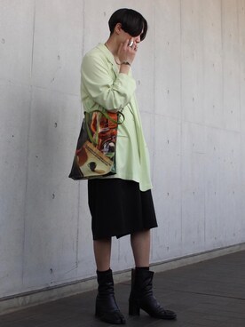 「instagramフォローお願いします」｜「アイテム（ジャケット/アウター）」を使った、ゆうくんさん（メンズ・175cm）の秋コーディネート