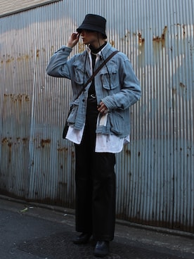 「DAIRIKU（ダイリク）のアイテム（ジャケット/アウター）」を使った、ゆうくんさん（メンズ・175cm）の冬コーディネート