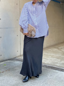 莉子 Rikoさん（レディース・158cm）の秋コーディネート