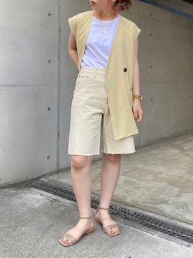 莉子 Rikoさん（レディース・158cm）の夏コーディネート