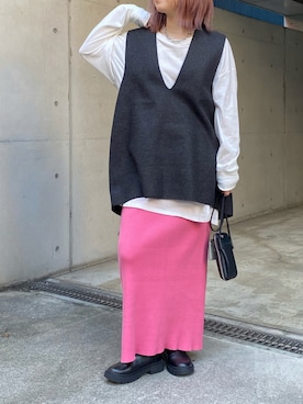 莉子 Rikoさん（レディース・158cm）の秋コーディネート