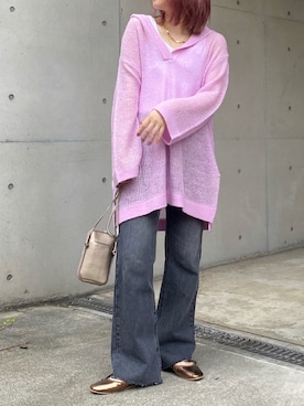 莉子 Rikoさん（レディース・158cm）の秋コーディネート