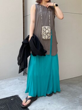 莉子 Rikoさん（レディース・158cm）の夏コーディネート