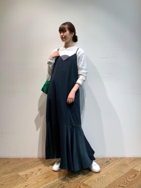 𝓝さん（レディース・161cm）の夏コーディネート