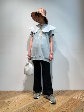 𝓝さん（レディース・161cm）の夏コーディネート