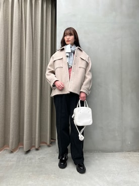 「TRICOTS JEAN MARC（トリコットジーンマルク）のアイテム」を使った、𝓝さん（レディース・161cm）の冬コーディネート