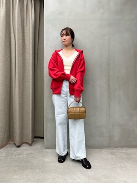 「Paraboot（パラブーツ）のアイテム」を使った、𝓝さん（レディース・161cm）の冬コーディネート