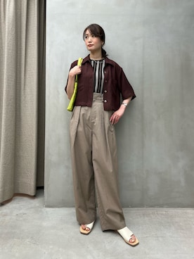𝓝さん（レディース・161cm）の春コーディネート