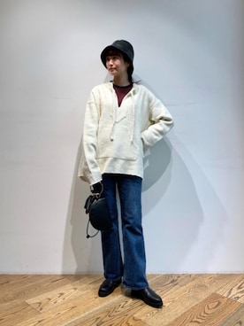 「HEAR MY NAME（ヒアマイネーム）のアイテム」を使った、𝓝さん（レディース・161cm）の夏コーディネート