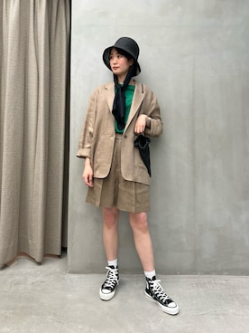 𝓝さん（レディース・161cm）の春コーディネート