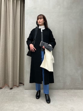 𝓝さん（レディース・161cm）の冬コーディネート