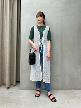 𝓝さん(レディース・161cm)の夏コーディネート