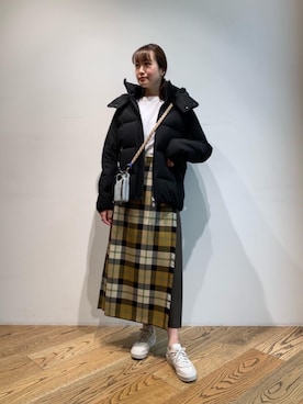「DESCENTE ALLTERRAIN（デサント　オルテライン）のアイテム（ジャケット/アウター）」を使った、𝓝さん（レディース・161cm）の秋コーディネート