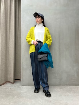 「TRICOTS JEAN MARC（トリコットジーンマルク）のアイテム」を使った、𝓝さん（レディース・161cm）の秋コーディネート