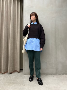 𝓝さん（レディース・161cm）の秋コーディネート