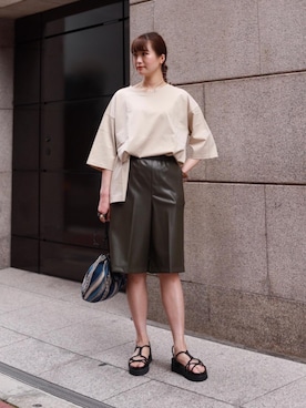 𝓝さん（レディース・161cm）の夏コーディネート