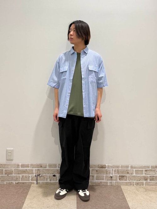 サイドストレージ半袖ポンチTops