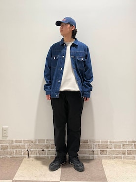 「newarrival」｜「アイテム（デニムジャケット）」を使った、yuukiさん（メンズ・164cm）の春コーディネート