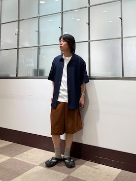 「機能性素材」｜yuukiさん（メンズ・164cm）の夏コーディネート