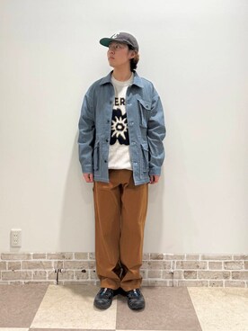 「アイテム（その他アウター、その他）」を使った、yuukiさん（メンズ・164cm）の冬コーディネート