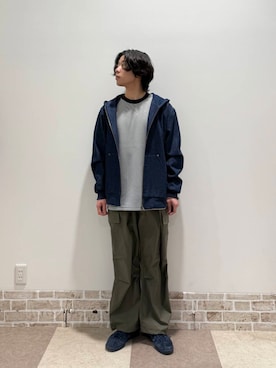 「スニーカーコーデ」｜「アイテム（その他アウター）」を使った、yuukiさん（メンズ・164cm）の春コーディネート