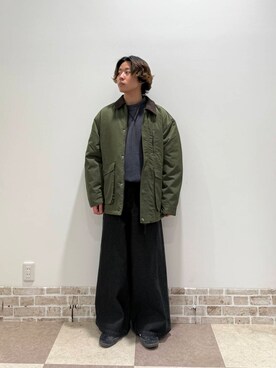 「newarrival」｜「アイテム（その他アウター）」を使った、yuukiさん（メンズ・164cm）の冬コーディネート