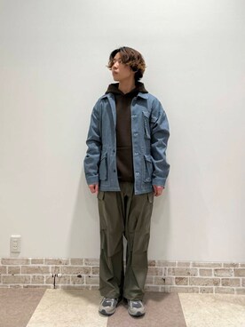 「アイテム（その他アウター、その他）」を使った、yuukiさん（メンズ・164cm）の冬コーディネート