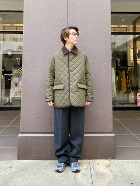 「アイテム（ミリタリージャケット）」を使った、yuukiさん（メンズ・164cm）の秋コーディネート